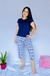 Pijama Capri y camiseta Pandas 1598 - comprar online