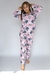 Pijama Pantalón Elegant y blusa Botones Dulce Sensación en internet