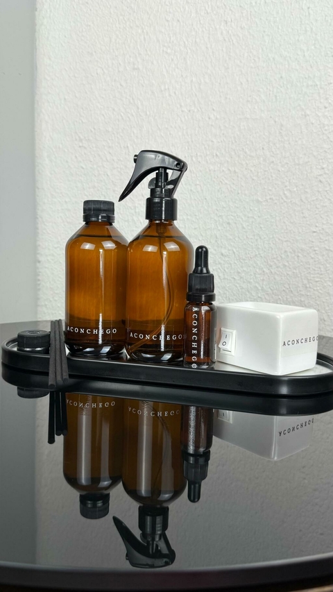 Kit Baby Água Perfumada + Difusor de Aromas + Essência Concentrada + Aromatizador Elétrico Aconchego