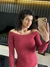 Body Canelado Vermelho