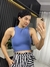 Cropped Azul Poliamida - comprar online