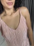 Blusa Plissada Rosa Brilho na internet