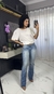 Calça Flare Jeans com elastano - DiCollani - comprar online