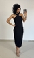 Vestido Preto Canelado - W-Space - comprar online