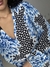 Vestido Estampado Azul Plissado - Bobô - comprar online