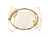 ESPELHO METAL GOLD - SCANDCRAFT