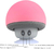 Imagem do Alto-Falante - COGUMELO - Wireless Bluetooth Speaker, Impermeável, Ventosa, Bass Speaker