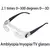 Preto relógio lupa alto zoom bandana óculos lupas 2 led iluminado lupa relógi - loja online