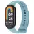 Pulseira de silicone para xiaomi mi band 9/8 nfc relógio inteligente pulseira d na internet