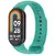 Pulseira de silicone para xiaomi mi band 9/8 nfc relógio inteligente pulseira d na internet