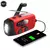 Rádio portátil am/fm/wb gerador de manivela iluminação solar led receptor de audio, ferramentas de emergencia ao ar livre - comprar online