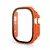 Vidro + capa para apple watch ultra 49mm pc amortecedor + protetor de tela tempe - LOJA CONECTIC 