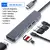 DOCKSTATION - hub 4k 30hz tipo, para hdmi-adaptador usb 3.0, 11 em 1, tipo c, hub doca 87W
