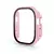 Vidro + capa para apple watch ultra 49mm pc amortecedor + protetor de tela tempe - comprar online