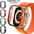 Vidro + capa para apple watch ultra 49mm pc amortecedor + protetor de tela tempe - LOJA CONECTIC 