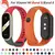 Pulseira de silicone para xiaomi mi band 9/8 nfc relógio inteligente pulseira d - comprar online