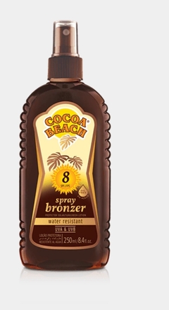 Aceite bronceador fps8 spray 250 ml COCOA BEACH