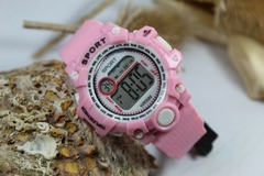 RELOJ DIGITAL DOBLE COLOR REDONDO