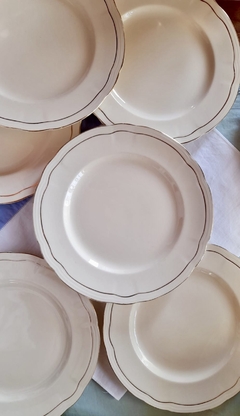 Platos playos ingleses x 6