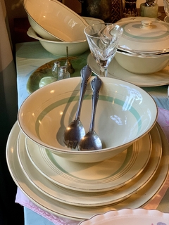 Bowl inglés Johnson bros, dorado interior semi gastado - comprar online