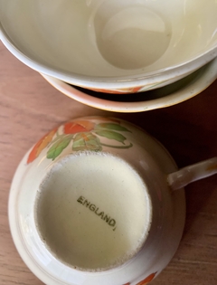 Taza inglesa con flores - comprar online