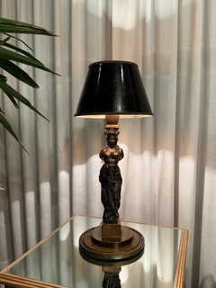 Lámpara de mesa Petit Bronze con pantalla verde - comprar online
