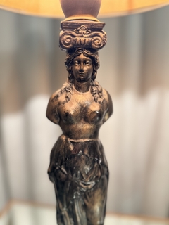 Lámpara de mesa Petit Bronze con pantalla verde - tienda online