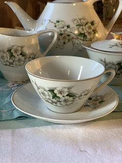 Juego de té en fina porcelana para 6 (ver fotos) en internet