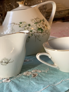 Juego de té en fina porcelana para 6 (ver fotos) - tienda online