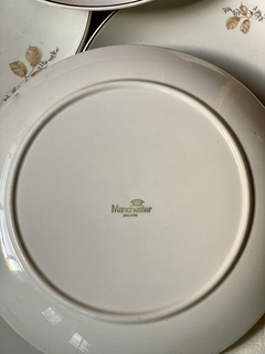 Plato loza Nacional Manchester 23,5cm (craquel) - El Inglés