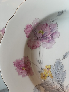 Plato hondo porcelana Verbano 22,5cm. Impecable en internet