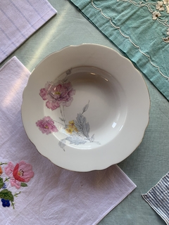 Plato hondo porcelana Verbano 22,5cm. Impecable