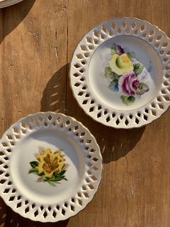Plato porcelana calado Tsuji 16,5cm - comprar online