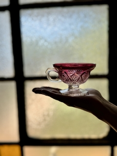Compoteras tipo tazas carnival glass en internet