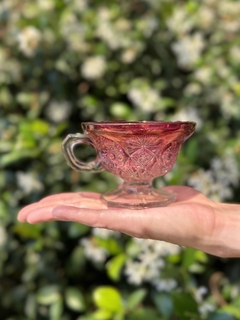 Compoteras tipo tazas carnival glass - El Inglés