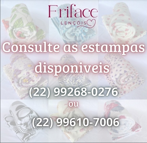 Jogo Lençol Queen com 3 Peças - Escolha a estampa pelo WhatsApp após a compra