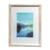 Cuadro "Nuestro Sur" Acuarela Original Única en Marco de Madera de marupá color blanco decapado - comprar online