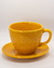 Taza con Plato de Cerámica con Trama Hecha a Mano "María" en internet