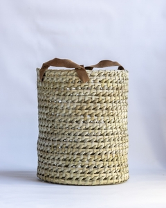 Cesto de fibra natural de palma caranday "Severina" - E´COSI Cosas Bonitas