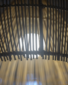 Lámpara fibra natural de Ratán "Sol" - E´COSI Cosas Bonitas