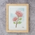 Cuadro "Hortensia" Acuarela original - Marco madera marupá - E´COSI ARTE