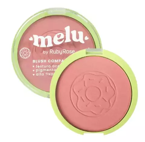 BLUSH COMPACTO MELU - BUBBLEGUM