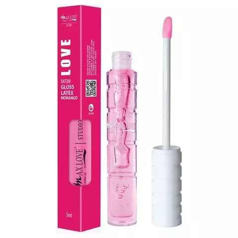 gloss morango - max love - comprar online