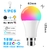 Lâmpada LED RGB inteligente, lâmpada regulável, mudança de cor, Alexa, traba
