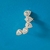 Brinco Ear Cuff Gotas Pedras na internet