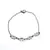 Pulseira C/ Zircônias ovais Aço Inox - comprar online