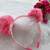 Tiara pompom - Maria Clara
