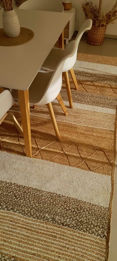 ALFOMBRA JALEBI, trenzada a mano - comprar online