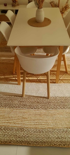 ALFOMBRA JALEBI, trenzada a mano - Bharat Home