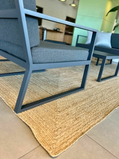 Imagen de ALFOMBRA RECTANGLE, trenzada a mano